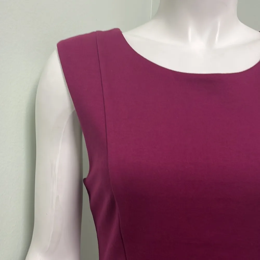 Free People Cha Cha Burgundy Mini Skater Dress - Image 3