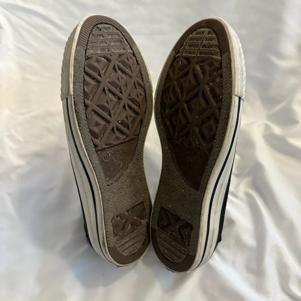 EUC Converse Chuck Taylor All Star Low-Top Metallic Glitter Sneaker - Image 2