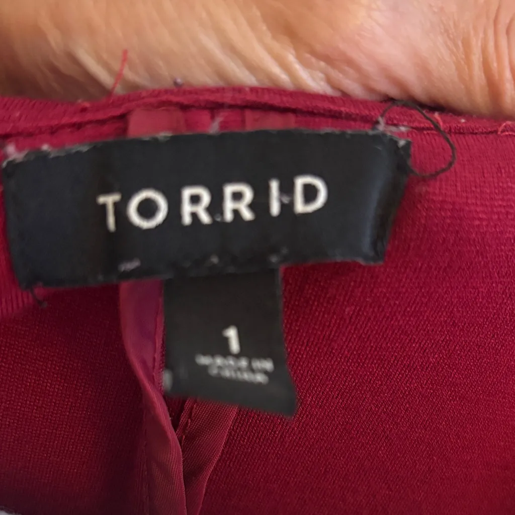 Torrid Deep Red Women's Blazer - Image 2
