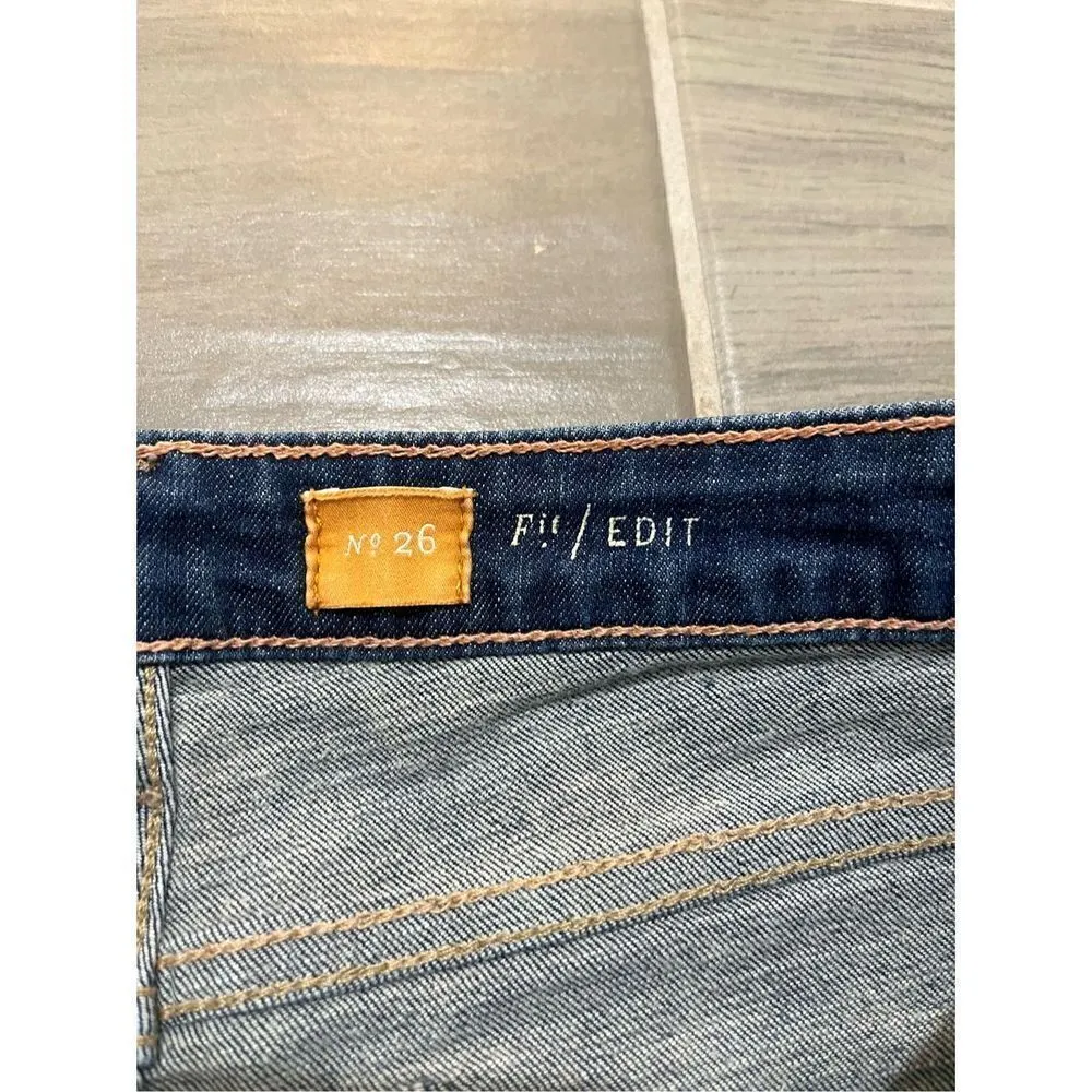 Pilcro and the letterpress edit skinny denim jeans size 26 dark wash - Image 4