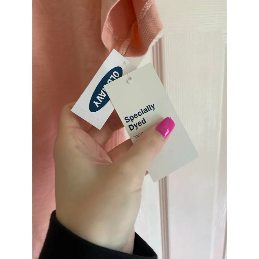 NWT Old Navy medium light pink tshirt dress casual comfy - Image 3