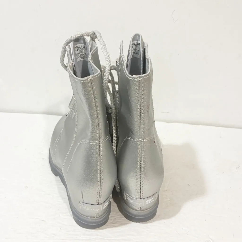 Sorel Disney Frozen Joan Of Arctic 2 Leather Wedge Boots Womens Size 5‎ - Image 5