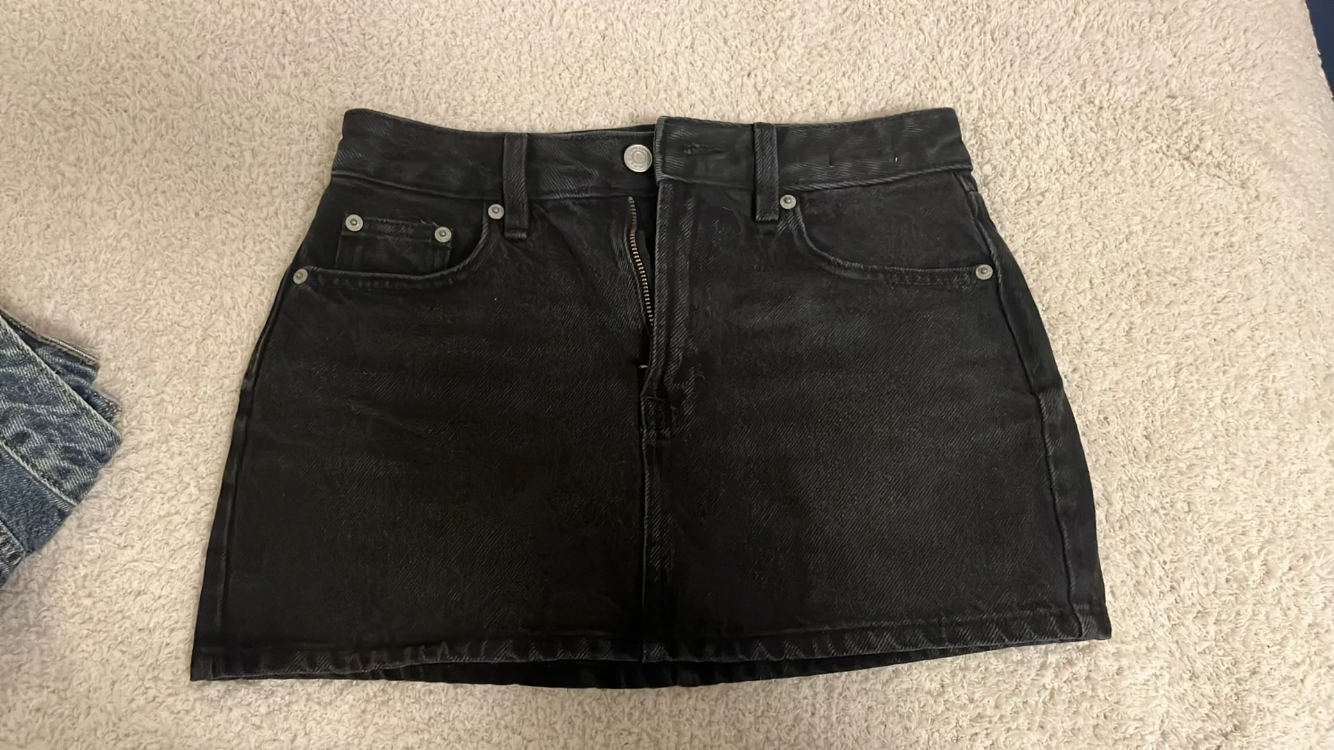 PacSun Jean Skirt Mini Black - Image 2