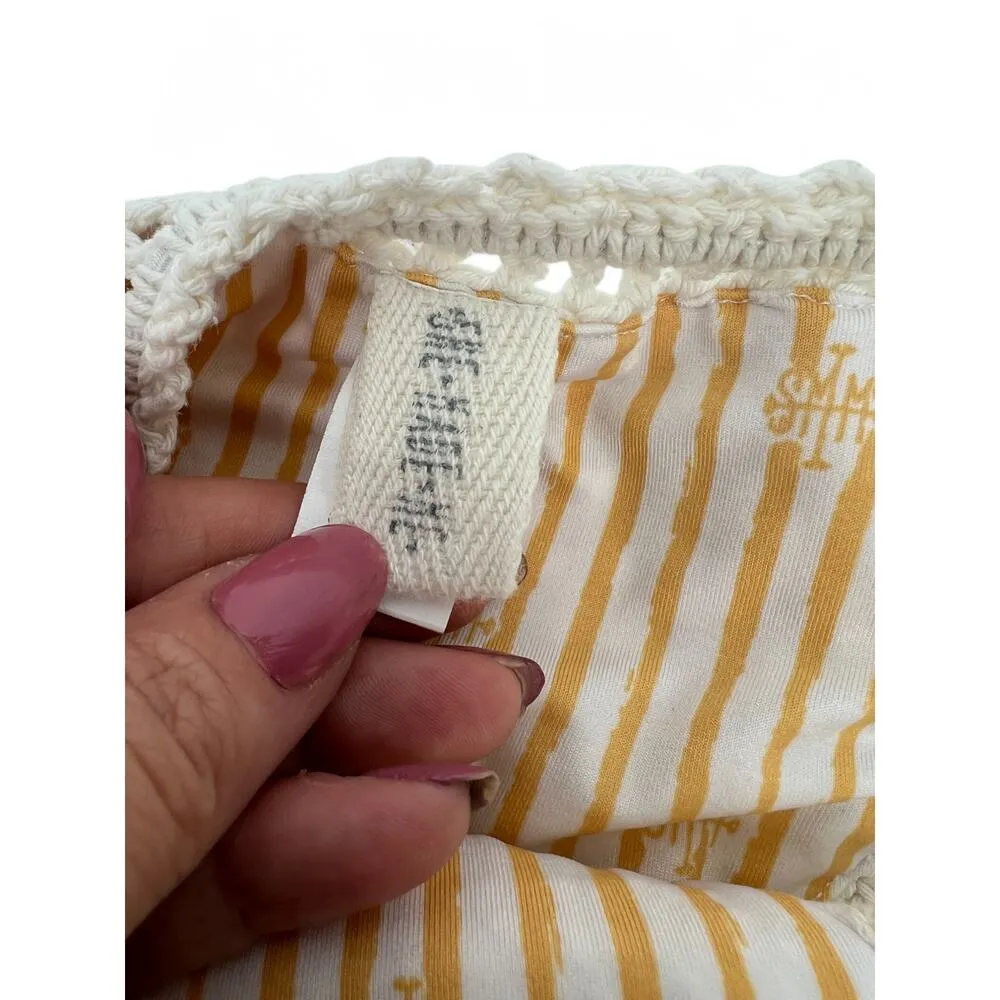 Free People X "she made me" Hand Crochet Bikini Swim Suit Bottom Knit Women M/L - Image 6