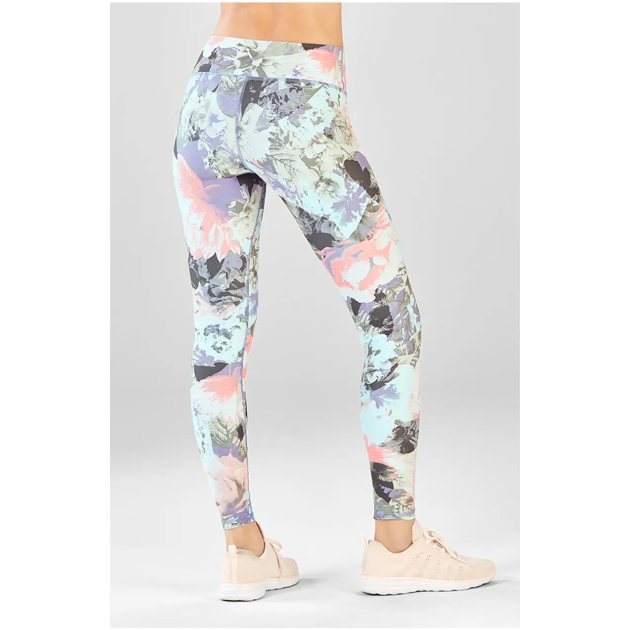 Fabletics Leggings‎ Womens Small Pink Secret Garden Floral Define PowerHold - Image 3