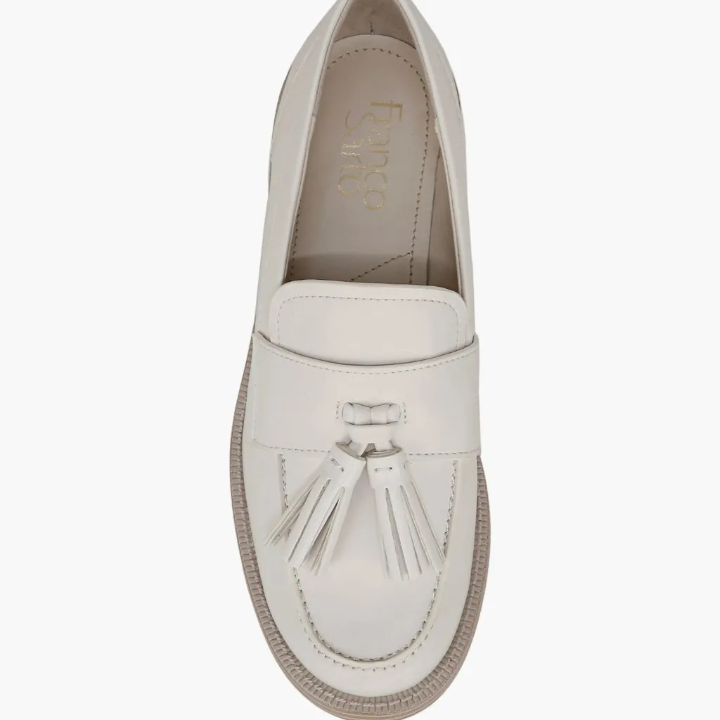 NEW Franco Sarto Lucia Tassel Loafer (Women) 7.5M, WARM WHITE - Image 7