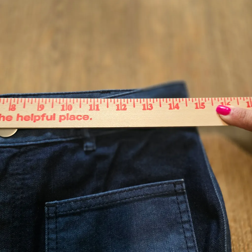 Kate Spade High Waisted Flare Wide Leg Colorblock‎ Jeans sz 28 - Image 7