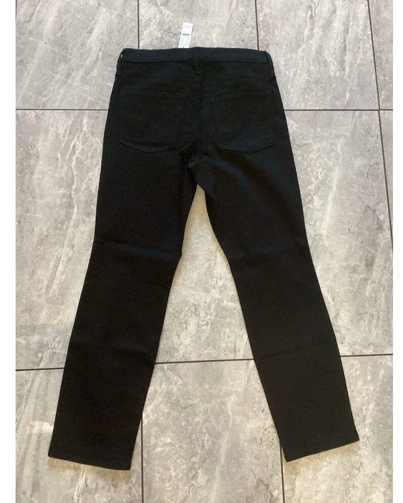 J. Crew Womens Black ‘03 Sim Jeans Mid Rise Stretch 28 - Image 4