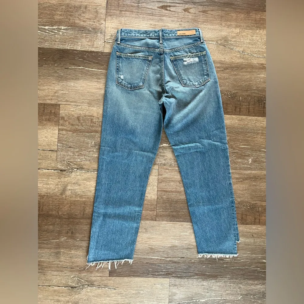 GRLERND Revolve The Helena High Rise Straight Crop Jeans in Psychedelic Shack - Image 5