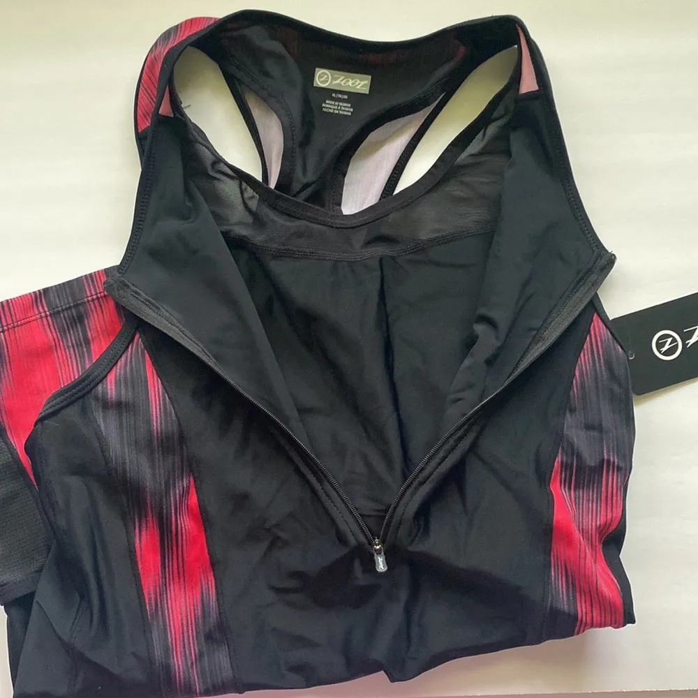 NWT Zoot Sports women’s athletic performance black Tri fit tank, size XL - Image 4