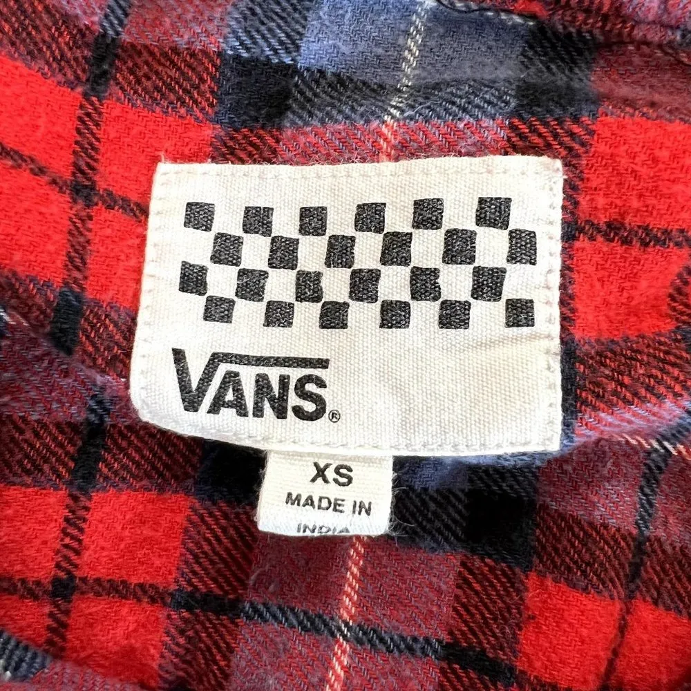 Vans  Plaid Patterned Button Down Shirt - Image 7