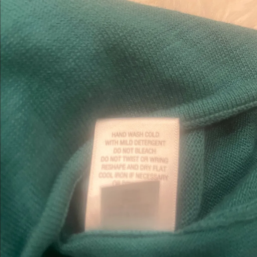 Garnet Hill silk cotton lightweight sweater rolled hem M - Image 7