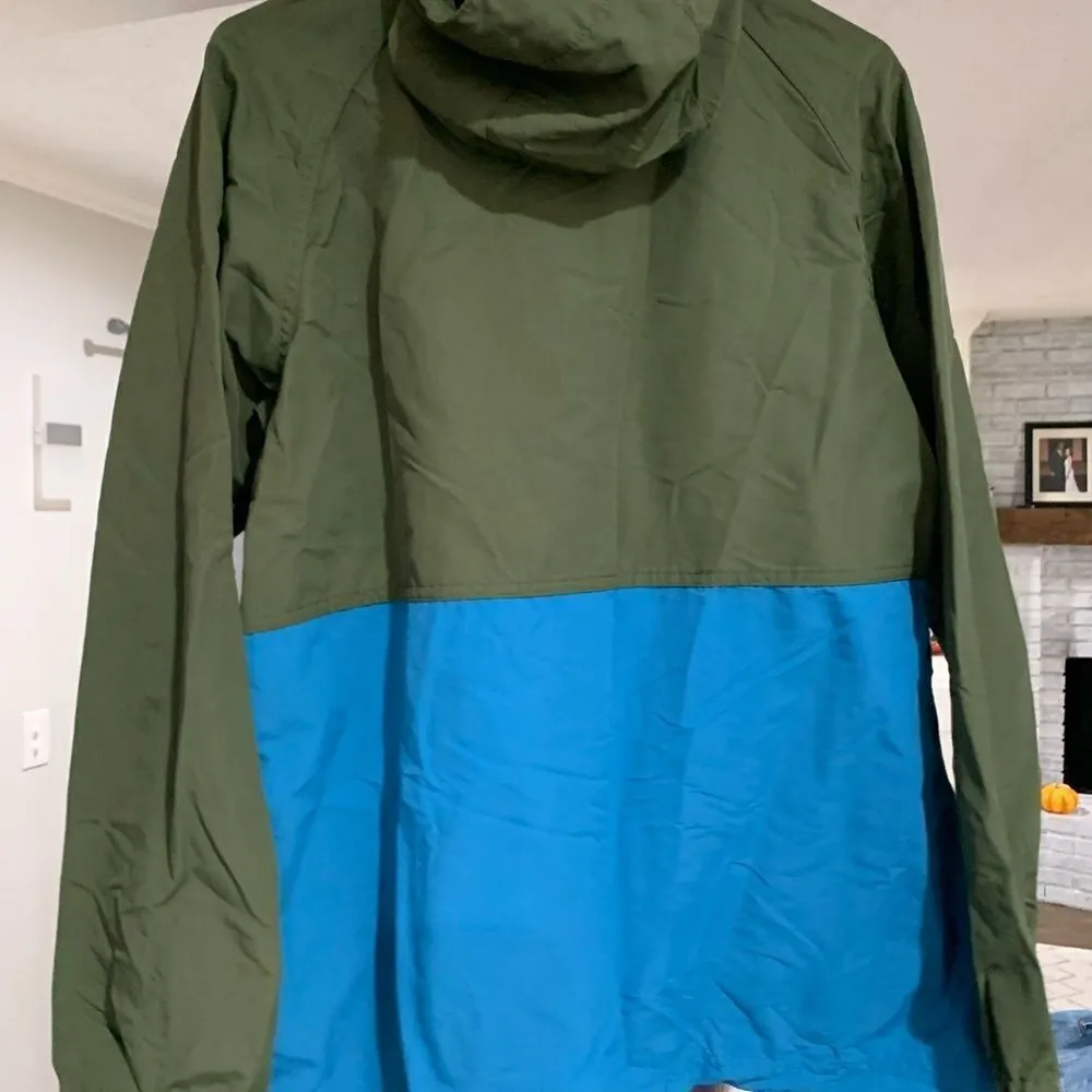 L.L. Bean Womens Katahdin Pullover Mountain Classic Anorak Hooded Coat Jacket S Green Size M - Image 4