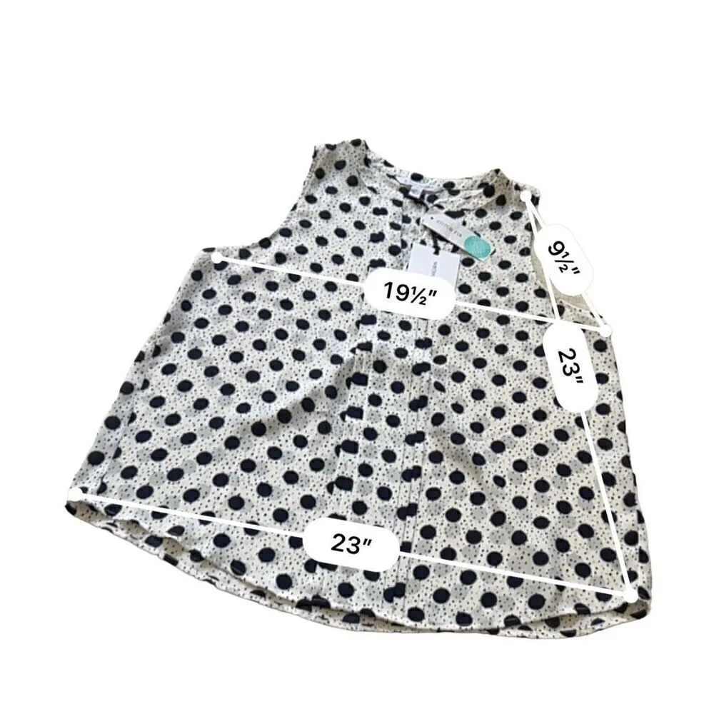 41 HOWTHORN Tank Tops V Neck Sleeveless Loose Casual Tops Blouse Black Size L - Image 6