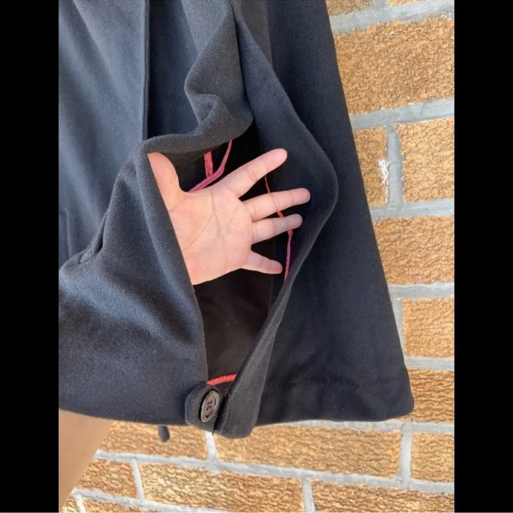 sinclaire 10 wool cape size small Black - Image 5