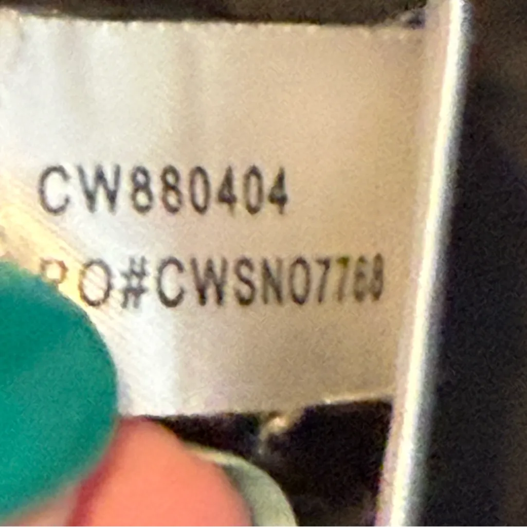 Calvin Klein Long Wool Blend Coat NO SIZE charcoal gray/black Lined Classic - Image 14