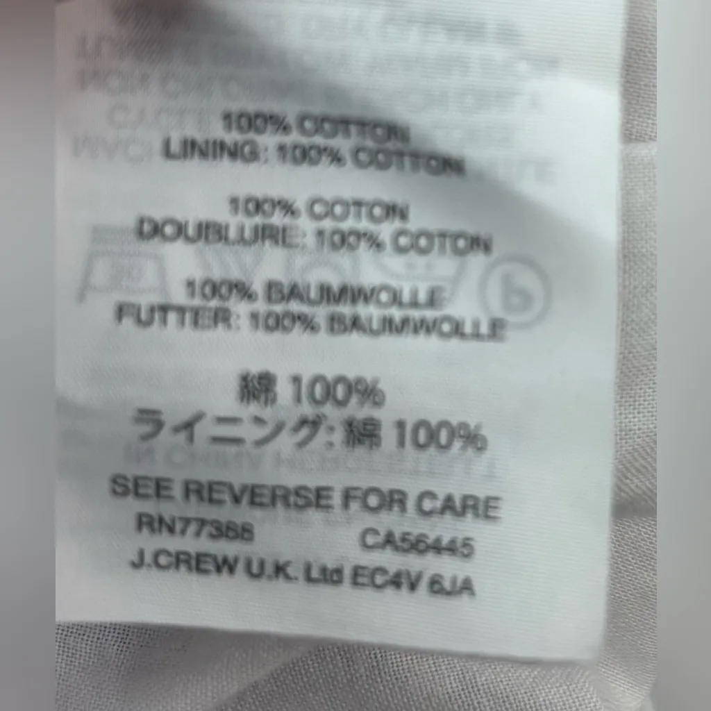 J. Crew 2 Layered Ruffle Lined Blue and White Striped Pocketed Mini Skirt - Image 5