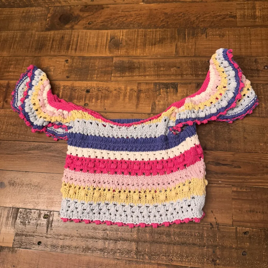 ZARA Crochet‎ Crop Top - Image 2