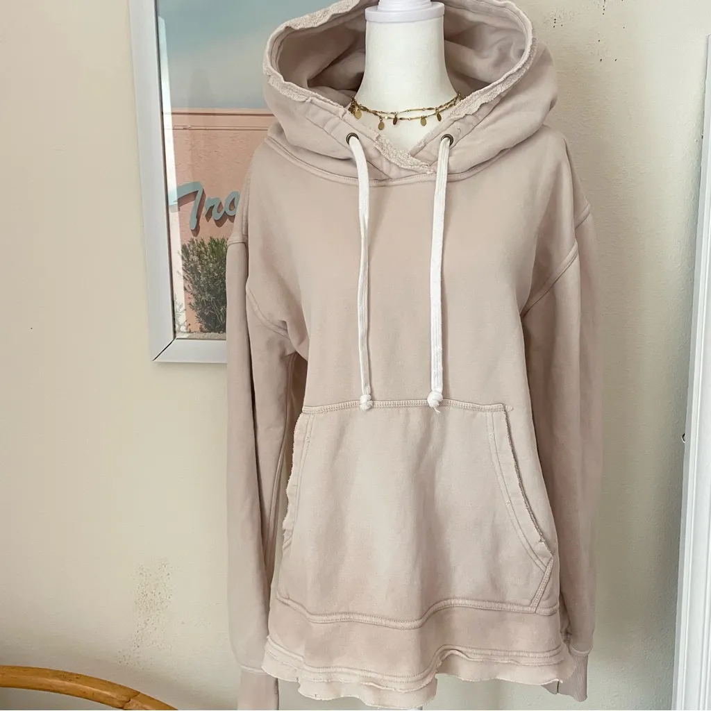 Free People Zuma Ombré Hoodie Oversized Sweatshirt Size Small We The Free - Image 4