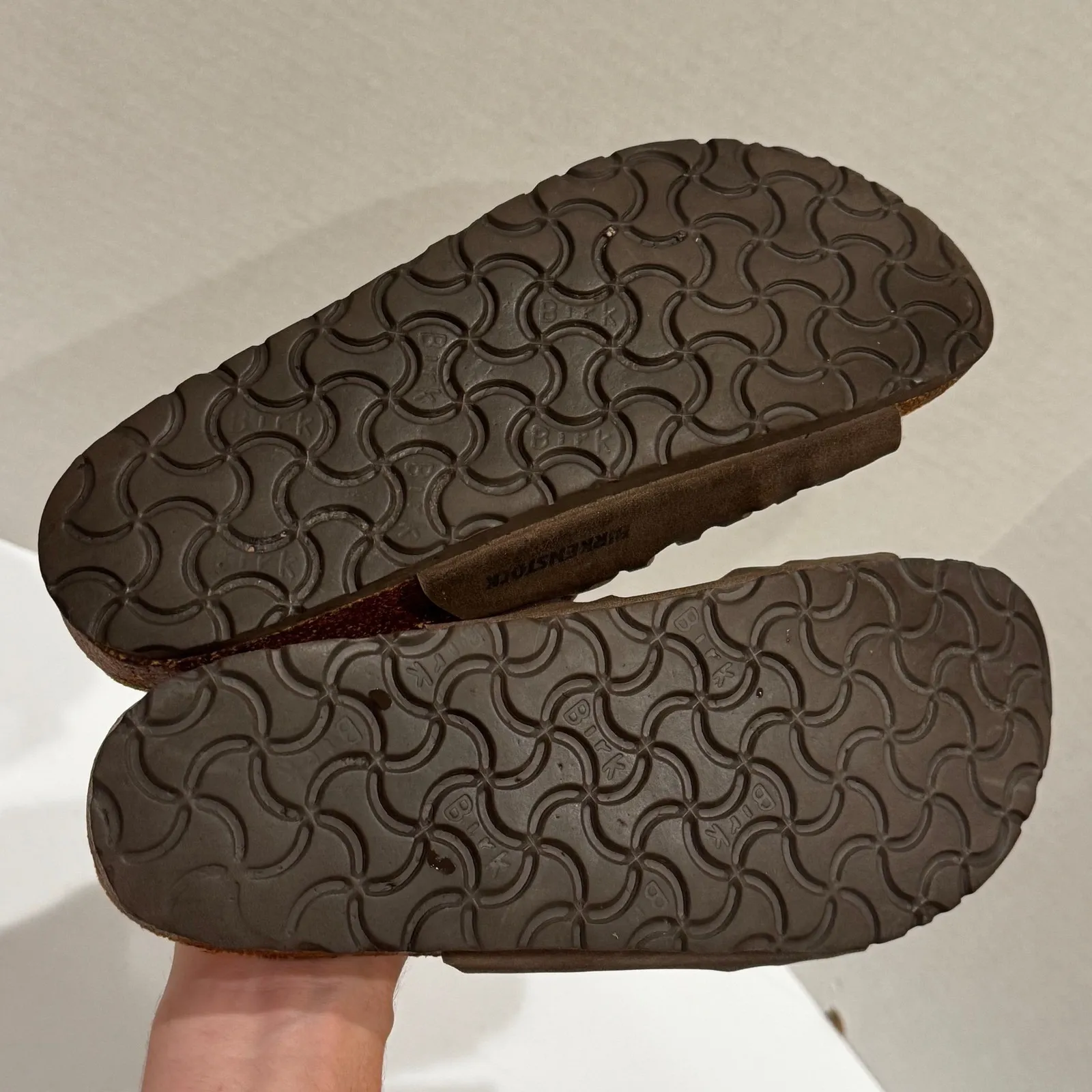 Birkenstock Women Brown Buckle vegan Strappy cork Granada Sandals Size 38 - Image 8