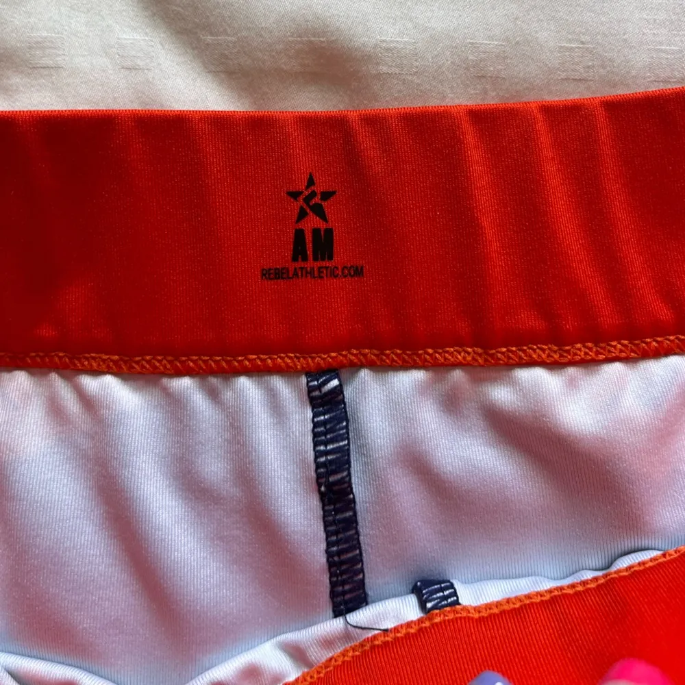 navy and orange spandex - Image 2