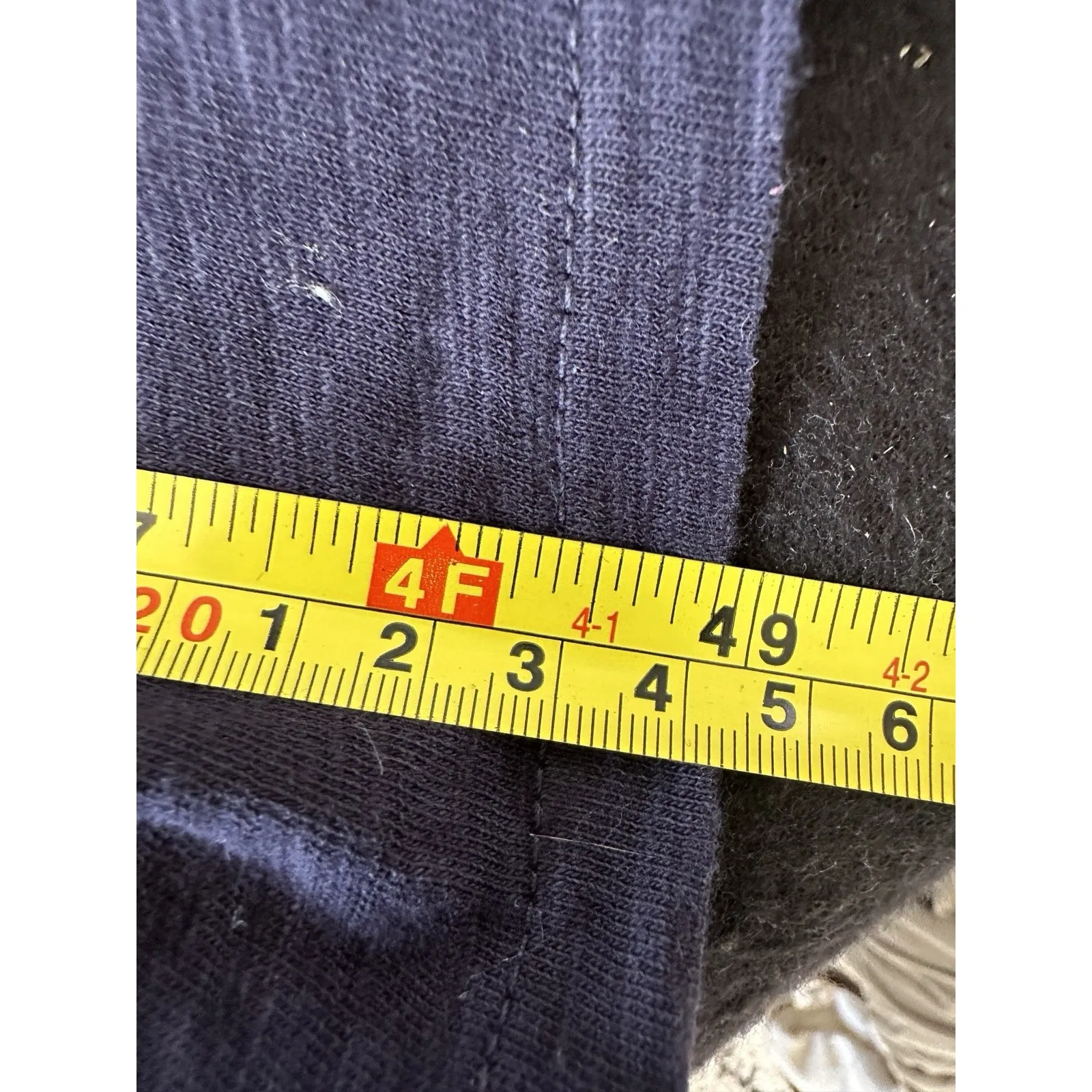 Boden Dress 14R Blue‎ Ponte Knit Stretch Short Puff Sleeve Midi Blue Size 14P - Image 6