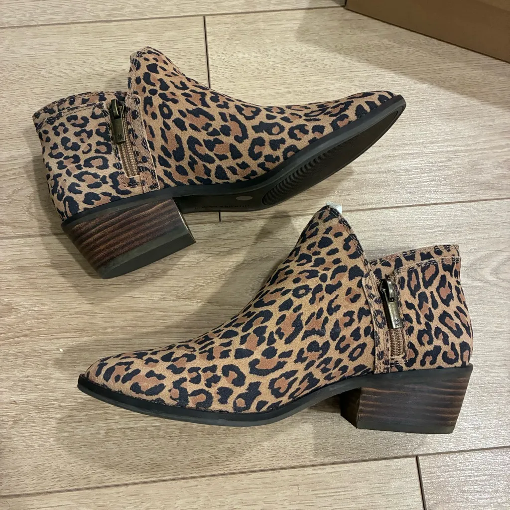 Lucky Brand Women’s Fhuna 2 Natural Multi Ankle Bootie Cheetah Leopard Size 8.5 - Image 5