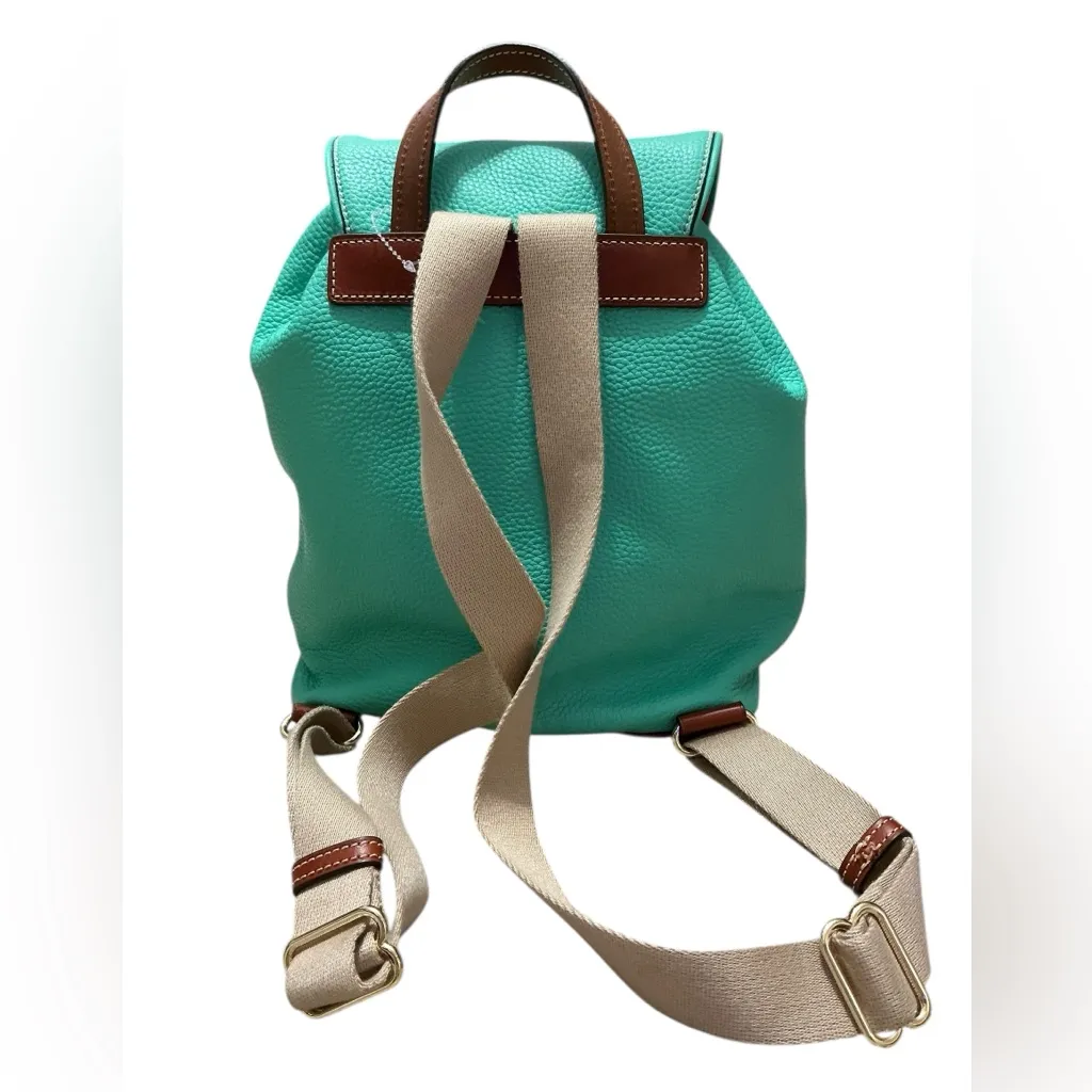 Dooney & Bourke  Murphy Backpack Large Pebbled Leather Aqua $438 Retail NWOT - Image 5