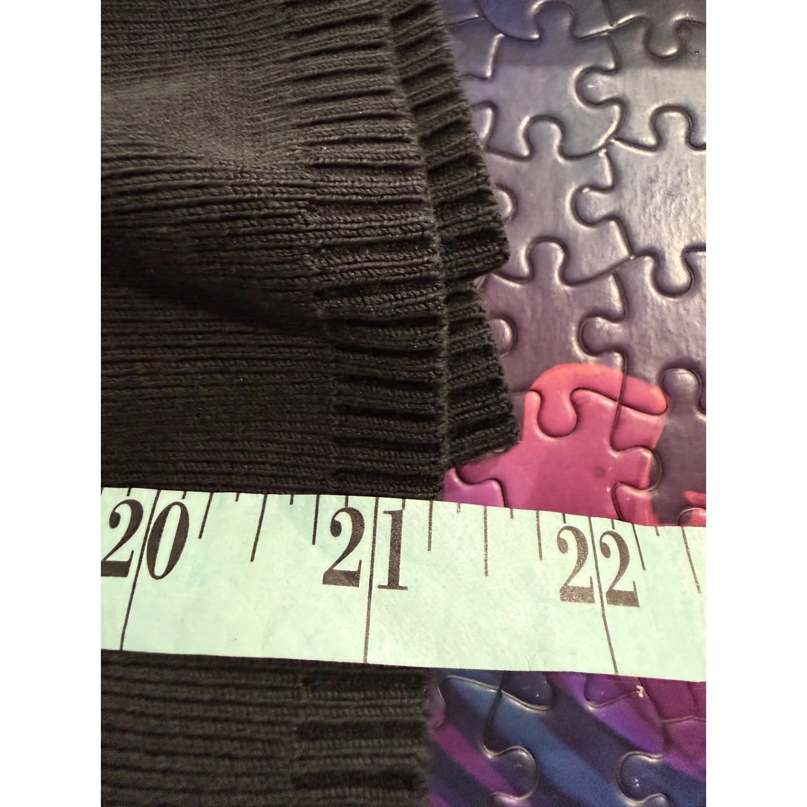 Cache Black V Neck Ribbed Knit Sweater Top Womens Medium Silk Blend Button - Image 6