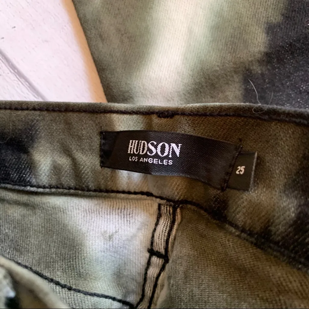 Hudson Tie Dye Army Mid-Rise Jeans - Image 5