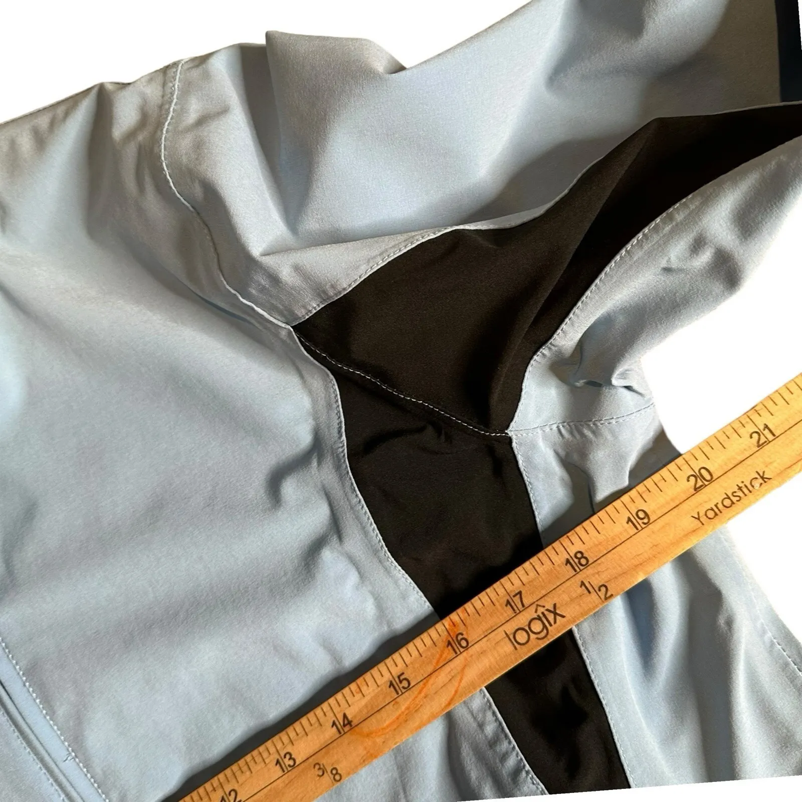 Second Skin Packable Jacket Womens Size M‎ Blue Mesh Lined Full Zip Athletic Size M - Image 13