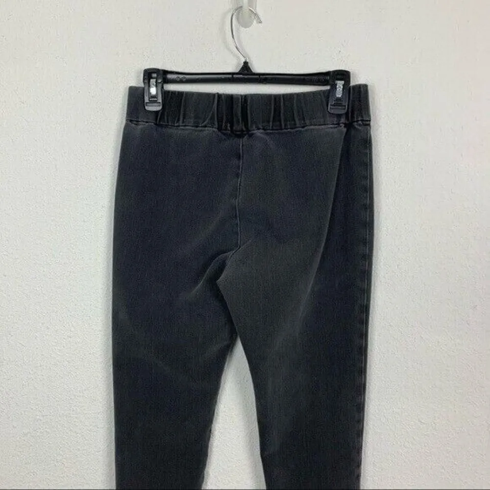 Soft Surroundings Pull On Jeans Small Gray Stretchy Comfort Casual - Image 5