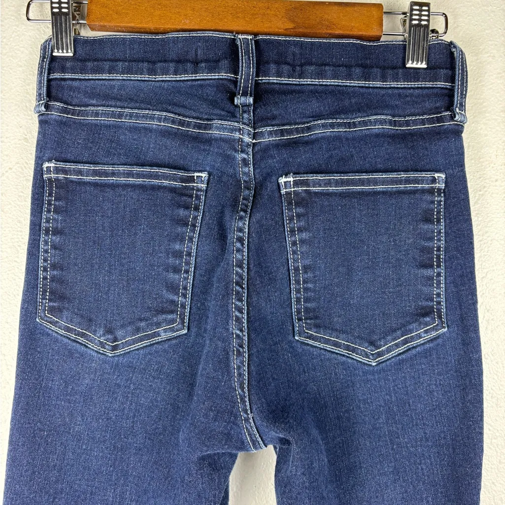 Veronica Beard 24 Debbie 10" Skinny High Rise‎ Button Fly Denim Ankle Crop Jeans - Image 6