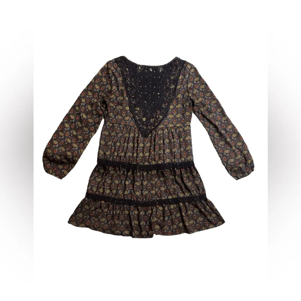 Coco + Jameson floral dress Brown Size M - Image 3