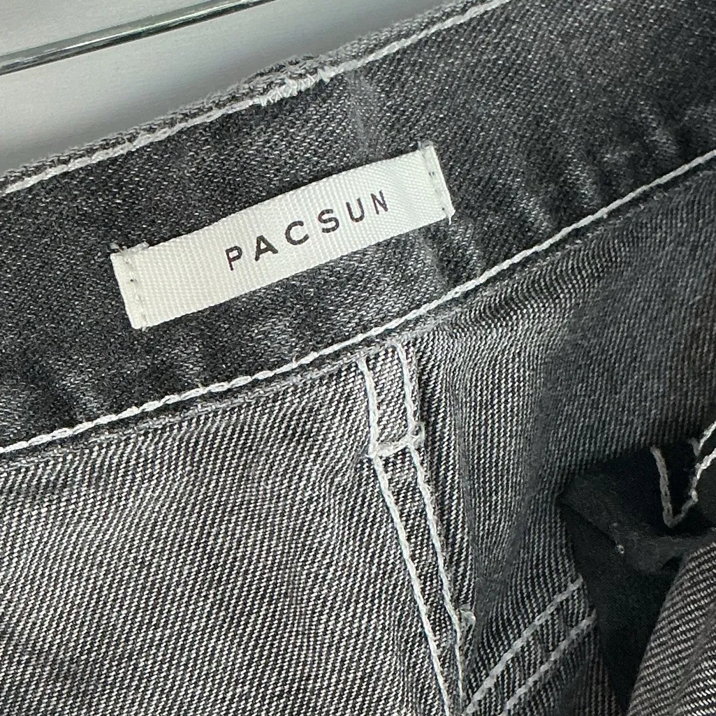 PacSun Women's Gray Flare Jeans - Image 3