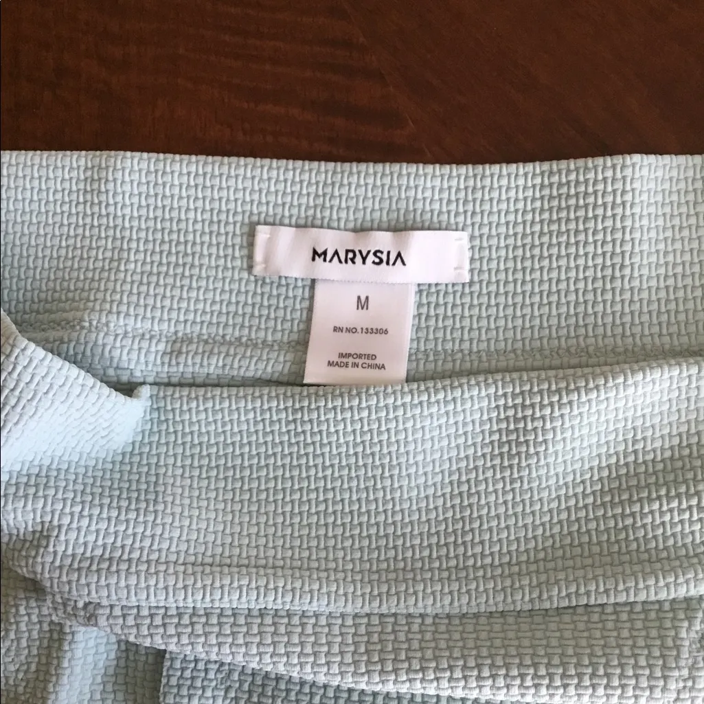 Marysia Swim Light Blue Scalloped Bikini Bottom Size M - Image 4