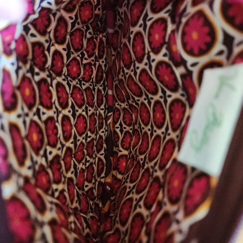 Vera Bradley Hobo Bag Womens Multicolor Quilted Floral Pockets Bohemian Whimsica - Image 4