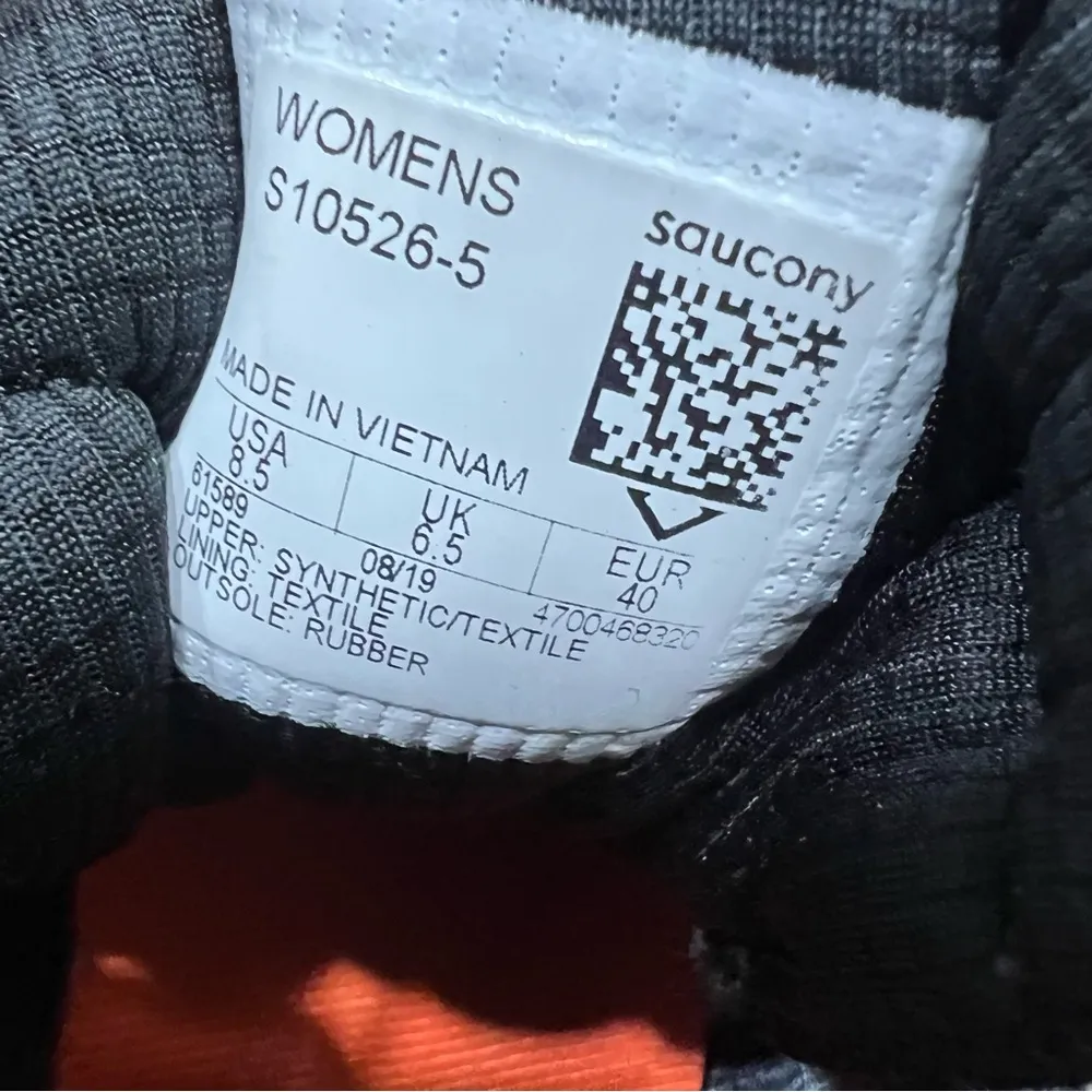 Saucony Excursion TR13 Trail Running Shoes size 8.5 black purple - Image 10