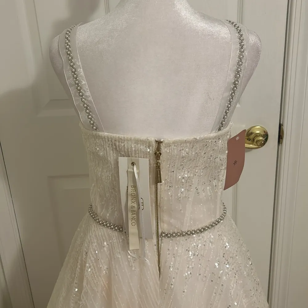 Bronx and Banco Mademoiselle Bridal Midi Dress NWT Size Medium - Image 13
