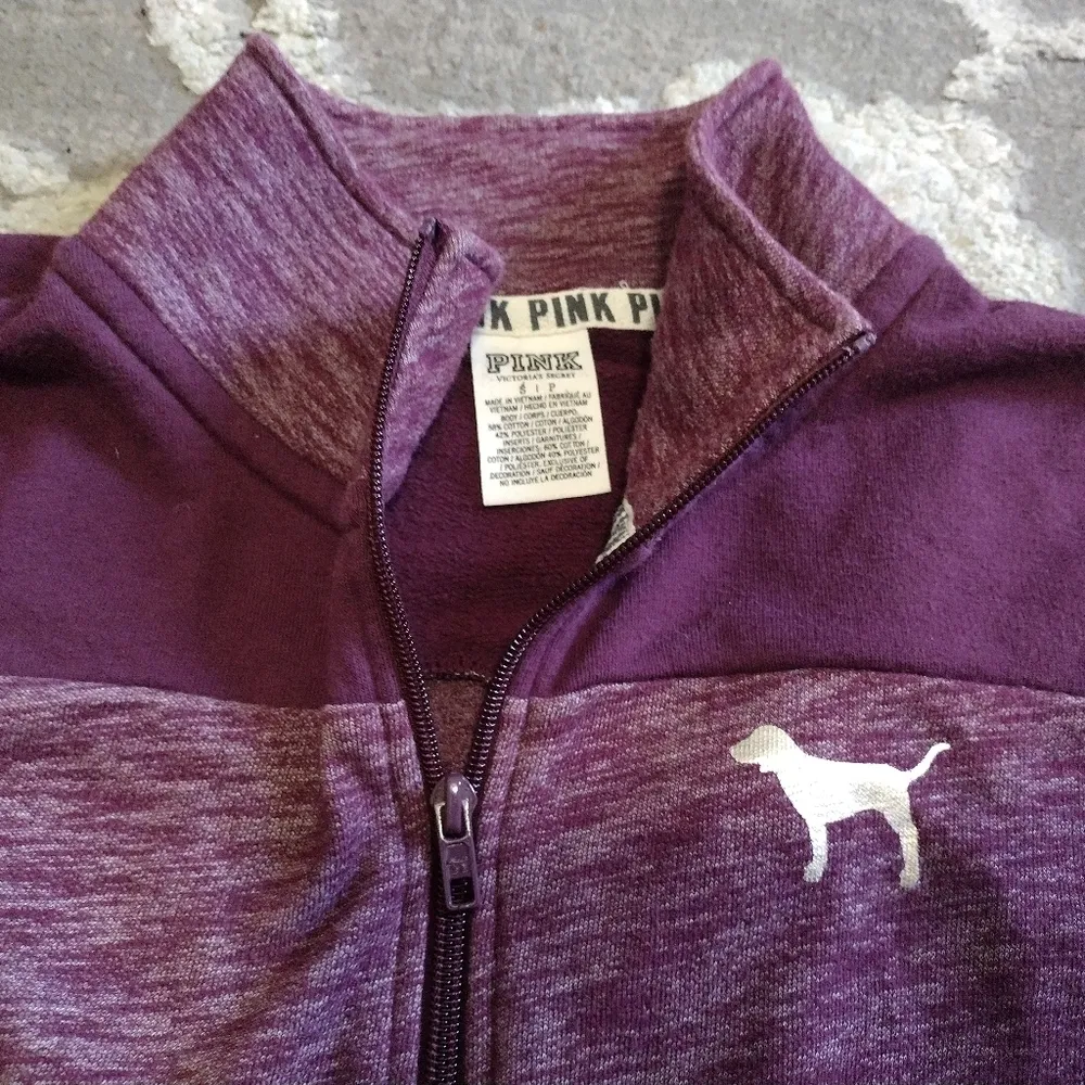 VS LOVE PINK Quarter Zip Pullover - Image 3
