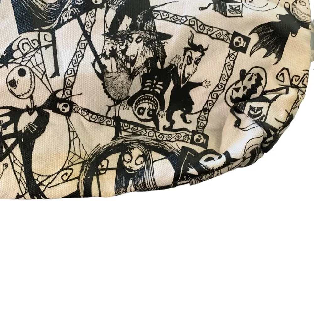 Disneyland Resorts Nightmare Before Christmas cream colored Disney Bags - Image 7