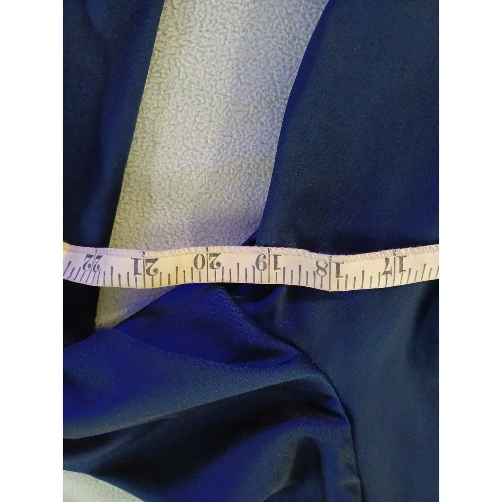 Rampage womens navy blue 3 button jacket polyester nylon blend size 6 - Image 3