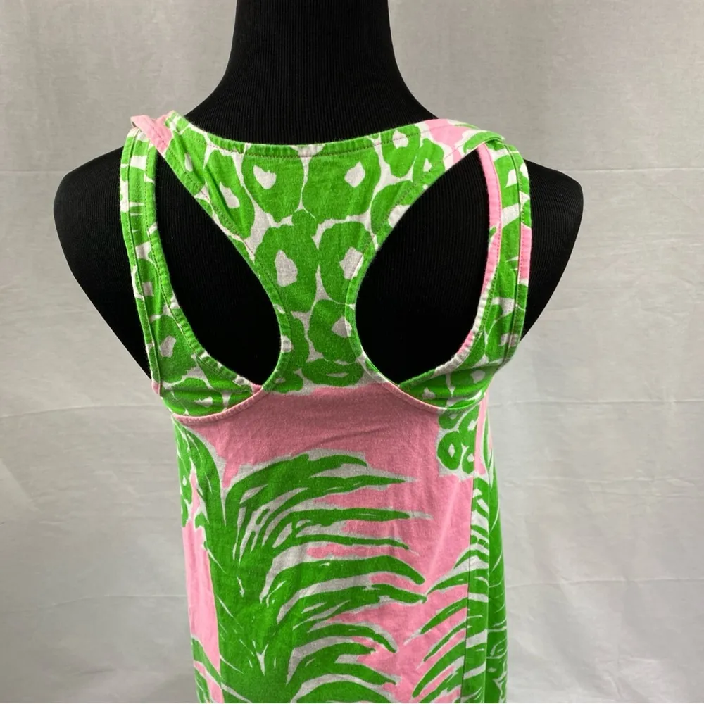 Lilly Pulitzer Monterey Flamenco Tank Dress Pink & Green Pineapple  XS Extra SM - Image 2