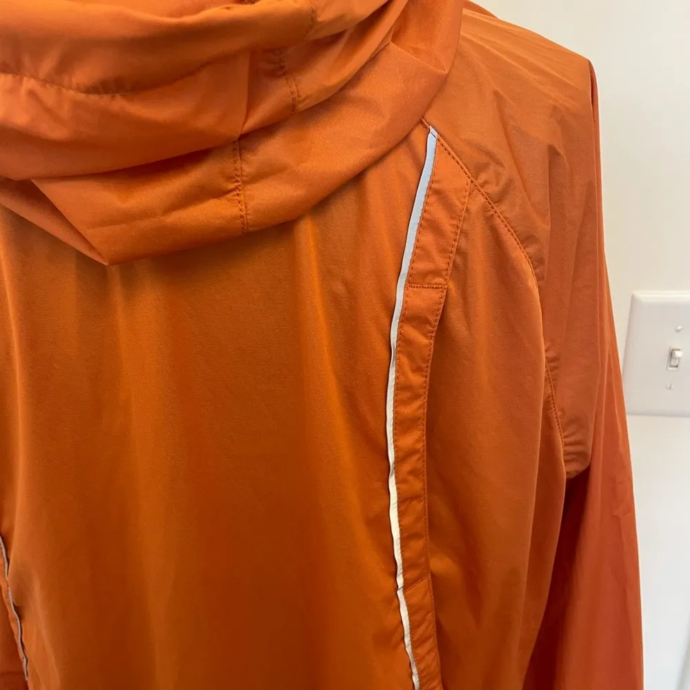 Nike Shield Runway Running Rain Jacket XL Orange - Image 8