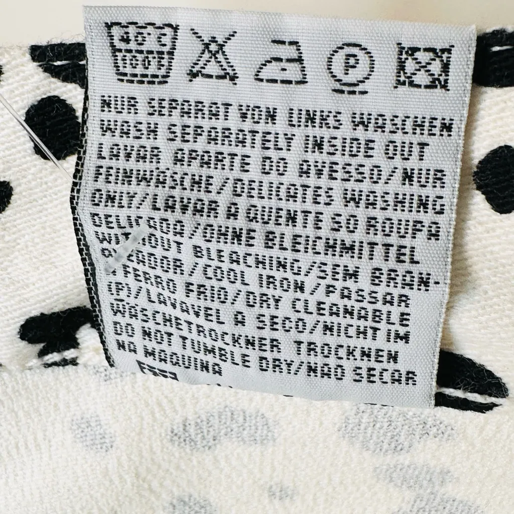 Laurel Black White Dalmatian Print Straight Leg Jeans Size undefined - Image 12