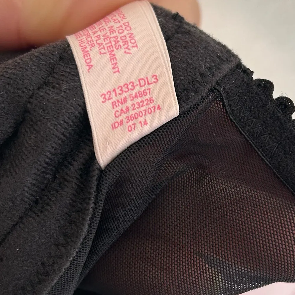 Victoria’s Secret Corset with Garters and Tutu Skirt Pink Black Sz 34C - Image 7