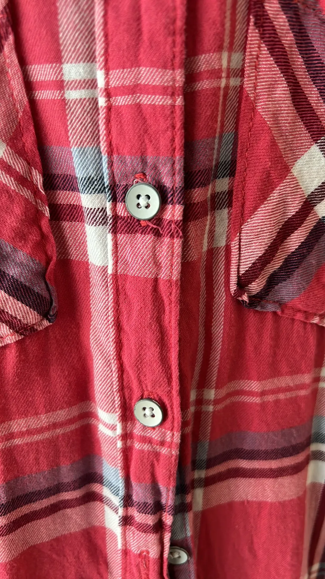 Aeropostale Plaid Flannel Button Down - Image 6