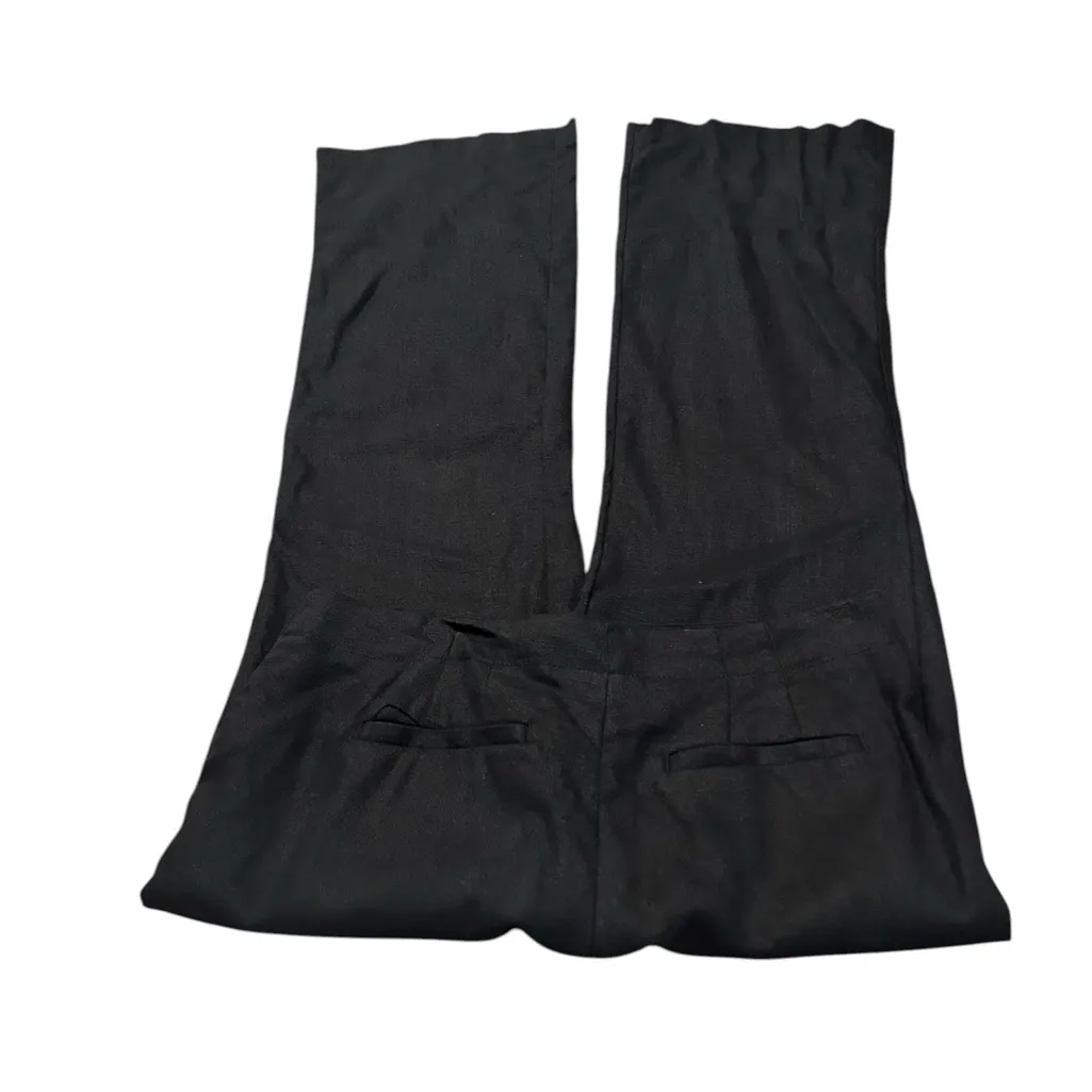 ELEVENSES black linen blend pants - Image 2