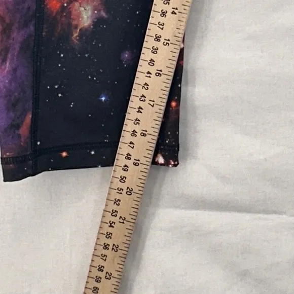 Avia Capri Leggings Large Galaxy Print Gym Workout Activewear Yoga Performance - Image 14