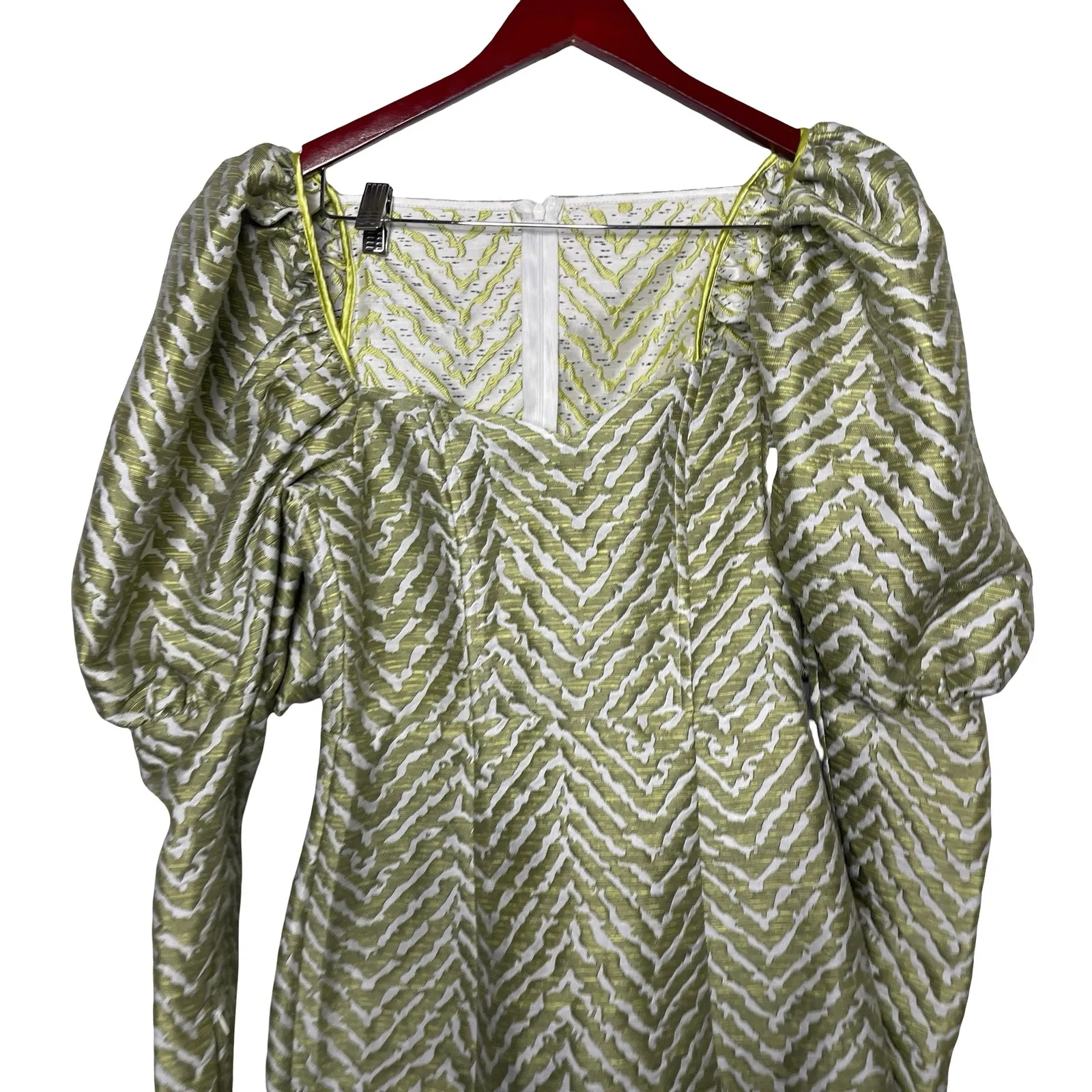 ROTATE Birger Christensen Oksana Jacquard Mini Dress - Image 7